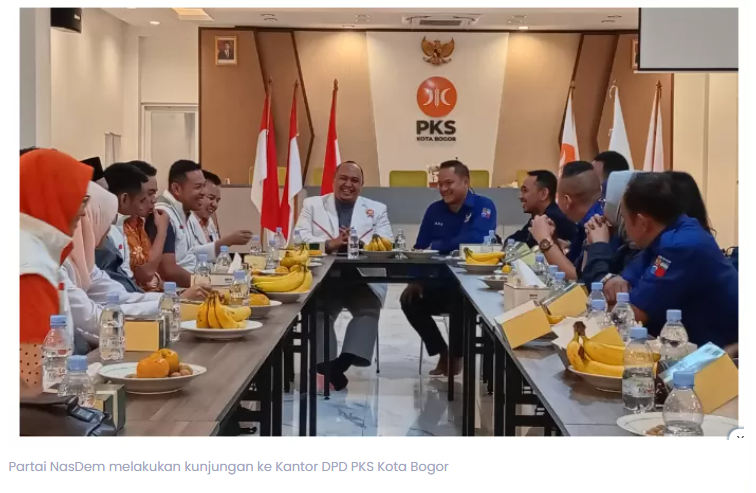 Nasdem ke Markas DPD PKS Bogor