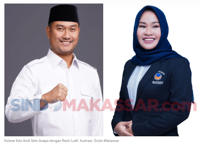 Paket Andi Seto-Rezki Lutfi Menguat di Pilwalkot Makassar 2024