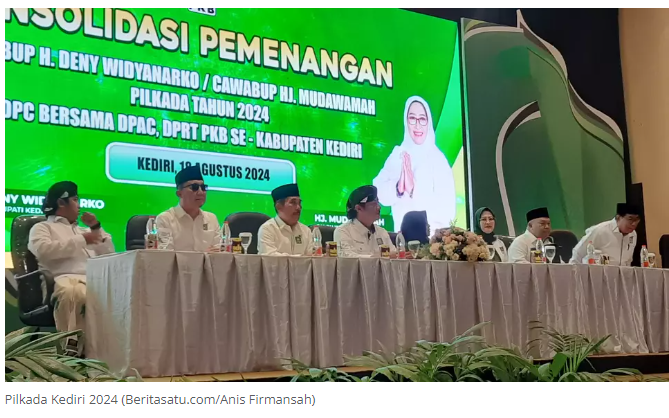 PKB dan Nasdem Berkoalisi Usung Deny Widyanarko dan Mudawamah pada Pilbup Kediri 2024