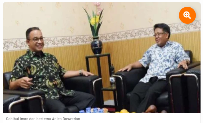 Sohibul Iman dan Anies Baswedan