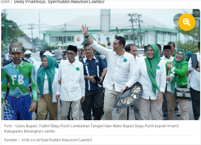 Borong Dukungan 9 Parpol, Petahana Lawan Kotak Kosong di Pilbup Batang Hari