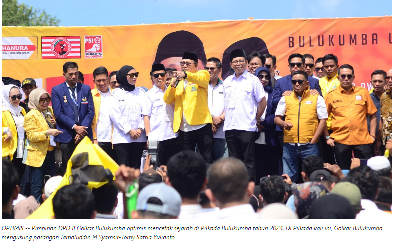 Golkar Optimis Cetak Sejarah di Pilbup